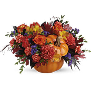 Teleflora's Pretty Pumpkin Bouquet